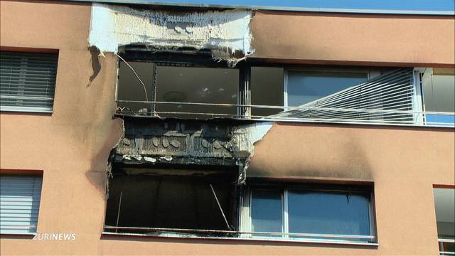 Wohnungsbrand Seebach: Bewohner sprangen aus Fenster