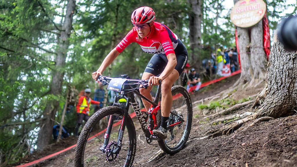 Alessandra Keller sicherte sich in Crans-Montana auch im Cross-Country-Rennen Platz 2