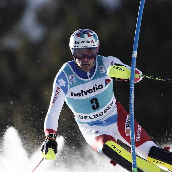 Daniel Yule gewinnt Slalom in Adelboden