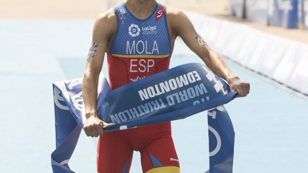 Mario Mola verteidigte den Triathlon-WM-Titel mit Erfolg. Der Spanier erreichte zum Abschluss der WM-Serie am Grand Final in Rotterdam den 3. Rang