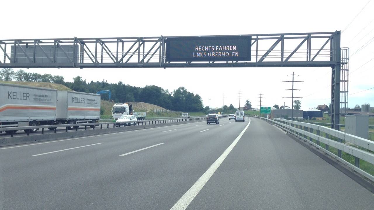 Wie fährt man richtig auf der A4?