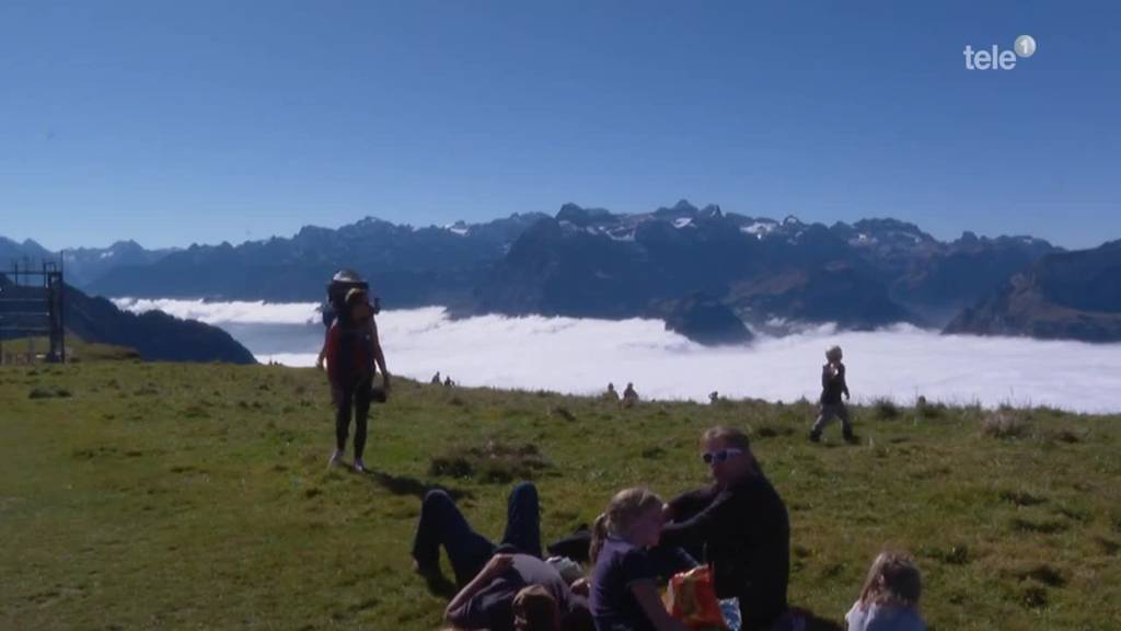Besucherrekorde in den Zentralschweizer Bergen