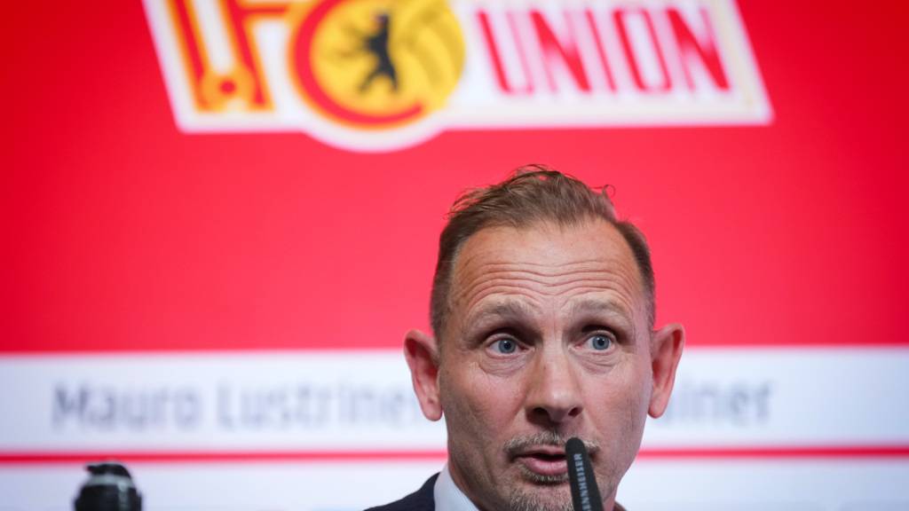 Mauro Lustrinelli bei seiner Vorstellung als Trainer von Union Berlin