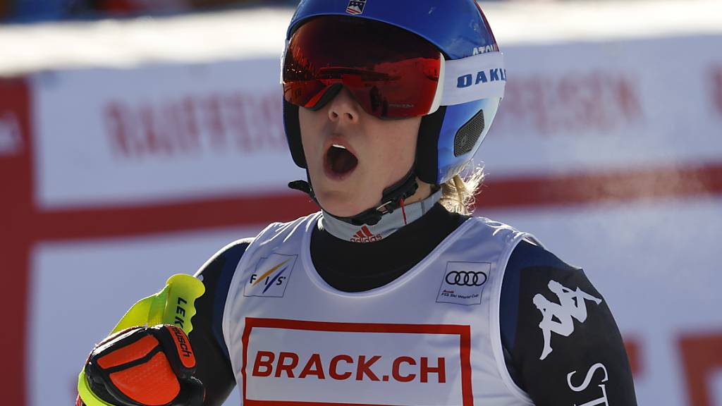 Mikaela Shiffrin gewann zum vierten Mal eine Weltcup-Abfahrt