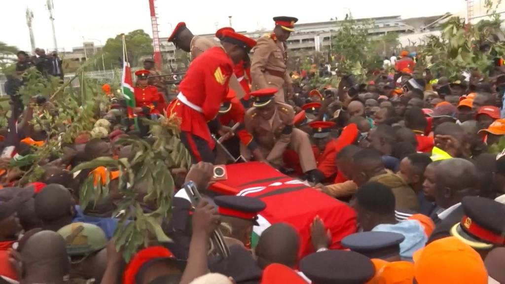 Trauer und Chaos nach Tod von kenianischem Politiker Odinga