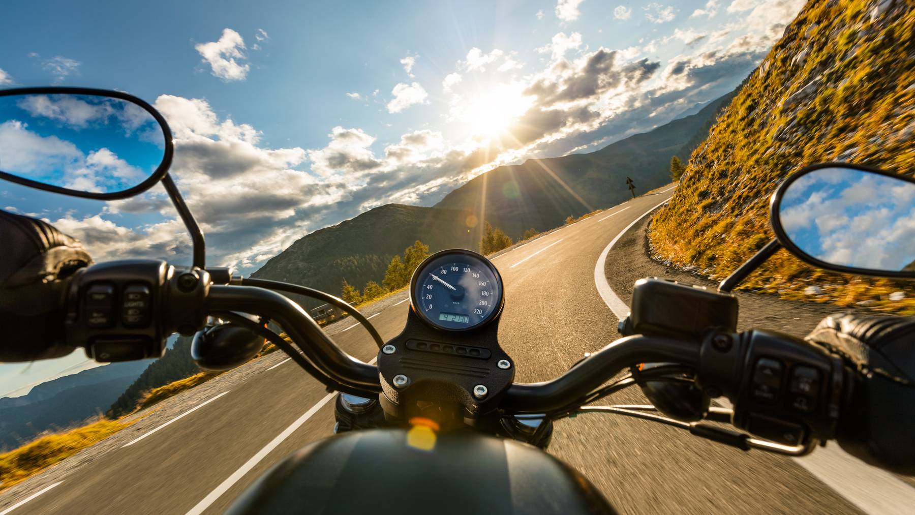 Motorradsaison heisst volle Strassen. 