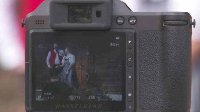 Shooting für neues Schweizer Trachtenbuch