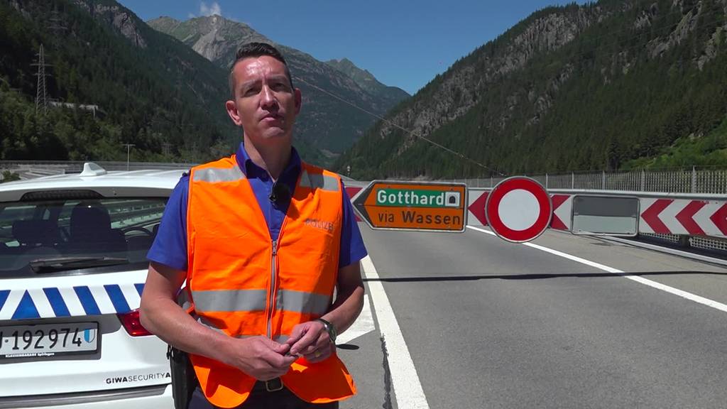 So bereitet sich die Polizei auf den Stau am Gotthard vor