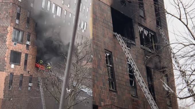 19 Tote bei Hausbrand in den Bronx in New York