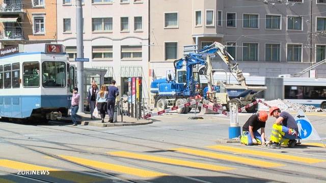 Grossbaustelle am Zürcher Albisriederplatz