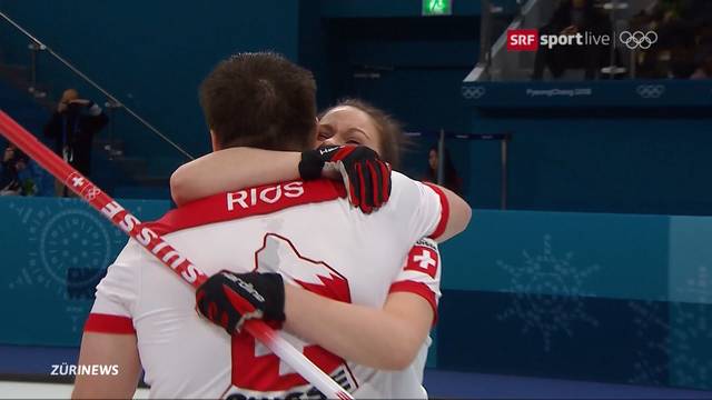 Mixed-Curler im Olympia-Finale