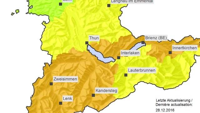 Brandgefahr auch im Berner Oberland