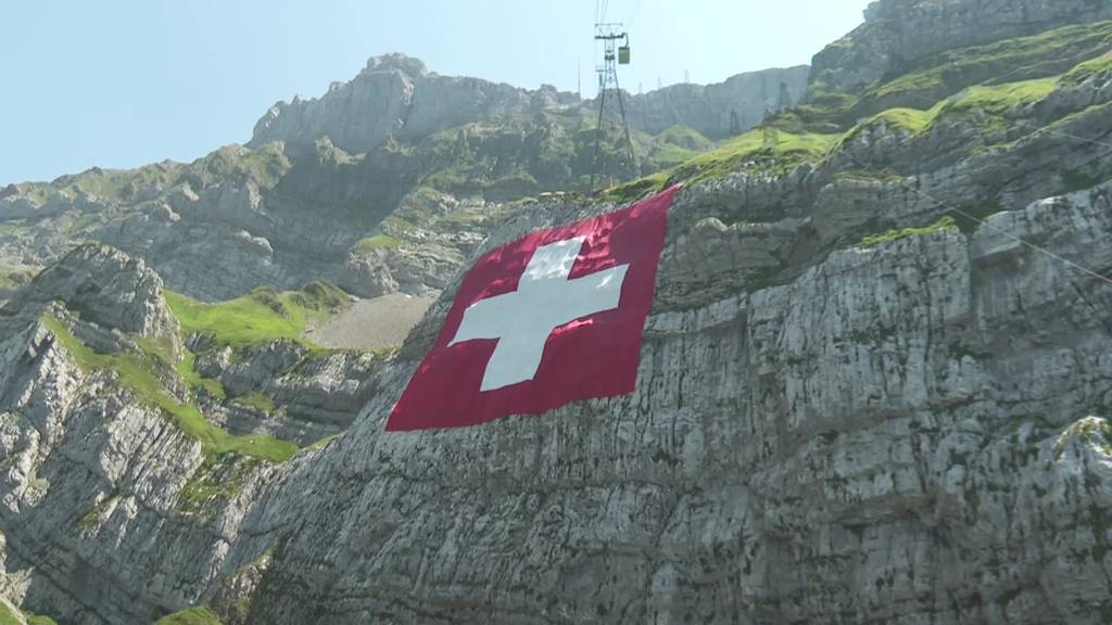 Schweizer Fahne am Säntis: Dieses Jahr hängt sie nicht