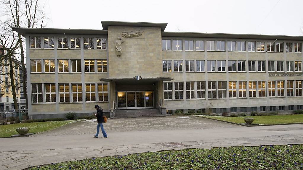Die Zentral- und Hochschulbibliothek (ZHB) in Luzern. (Archivaufnahme)