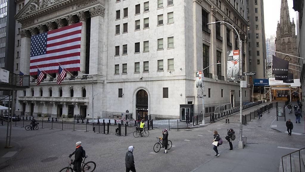 An der Wall Street hat der Dow Jones kräftig zugelegt.