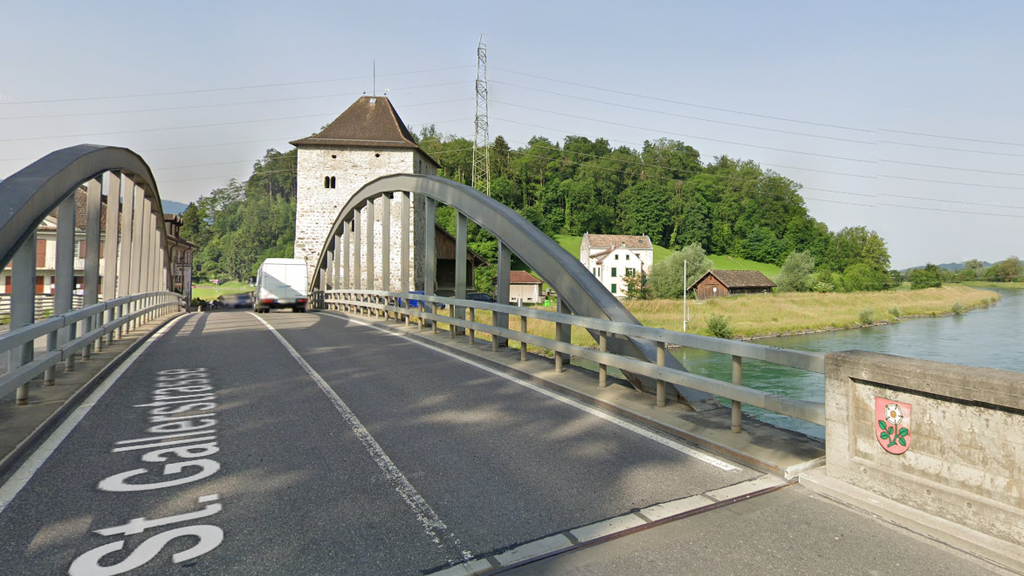 Die Brücke Grynau über den Linthkanal wird saniert