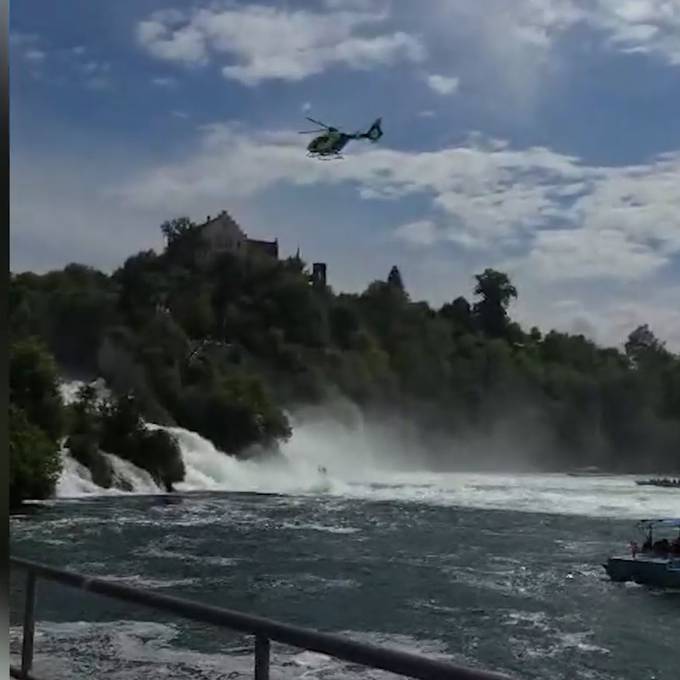 Vermisste Person: Suchaktion beim Rheinfall wird fortgesetzt