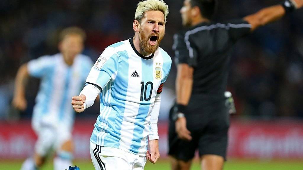 Rückkehrer Lionel Messi schiesst Argentinien zum Sieg in der WM-Qualifikation