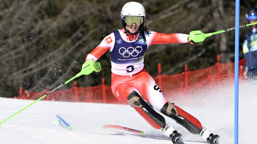 Camille Rast hat wie Wendy Holdener im Slalom die Chance auf eine Medaille