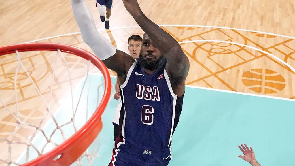 LeBron James und die USA starten gegen Serbien überzeugend ins olympische Basketball-Turnier