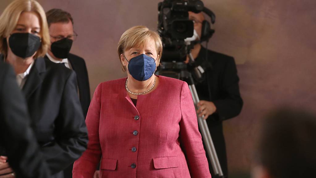 Bundeskanzlerin Angela Merkel nimmt an einer Veranstaltung teil. Angesichts der Lage an der Grenze zu Polen hat Kanzlerin Merkel den belarussischen Machthaber Alexander Lukaschenko zum Handeln aufgefordert.
