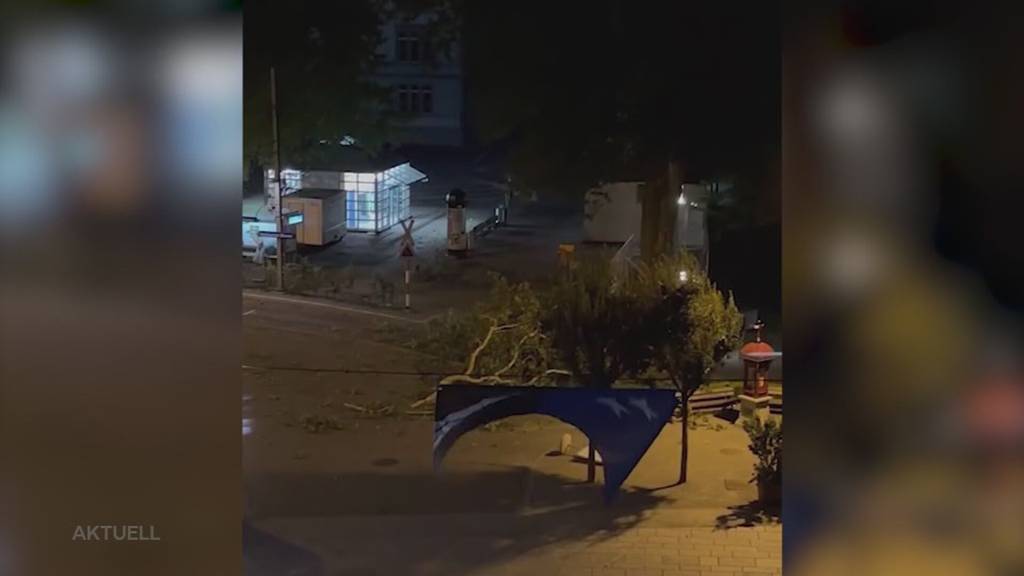 Unwetter-Schäden nach Gewitternacht im Mittelland