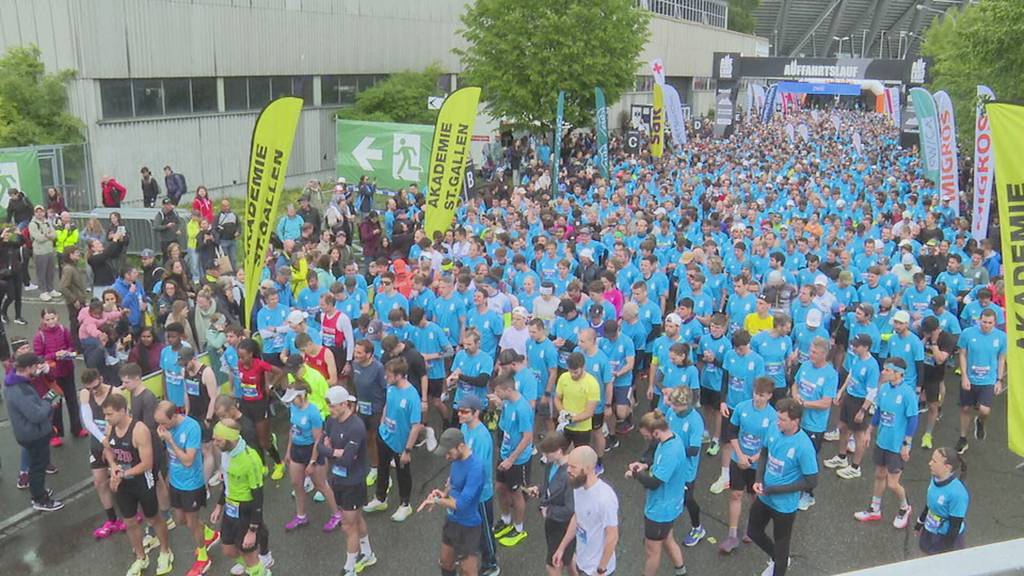 Rekord: Auffahrtslauf St.Gallen begeistert Tausende