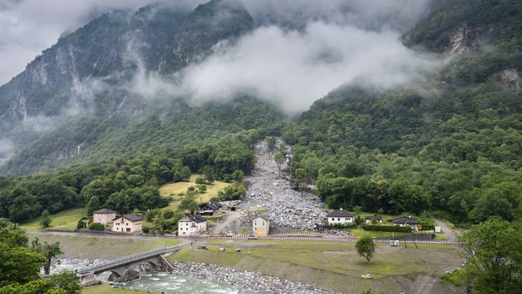Bund will das Dorf Sorte GR nach Unwetter mit Schutzdamm schützen