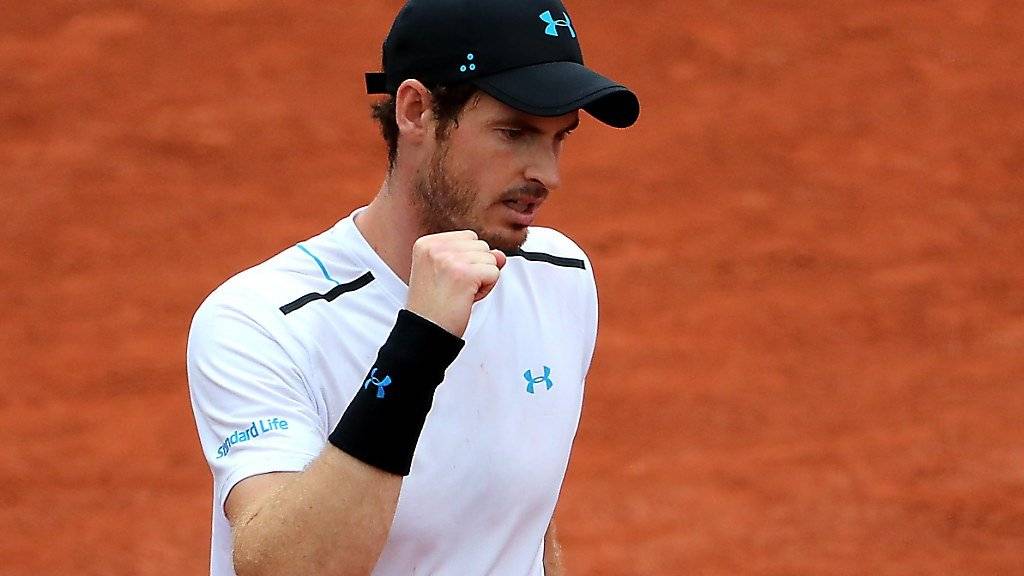 Beste Leistung seit langem: Andy Murray erreichte die Achtelfinal von Roland Garros