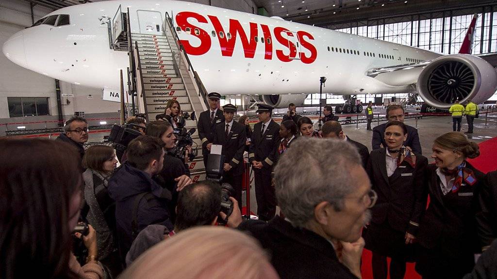 Das neue Langstrecken-Flaggschiff der Swiss: Die Airline bestellt eine zehnte Boeing 777-300ER. (Archivbild)