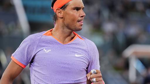 Rafael Nadal mit einem Ausrufezeichen