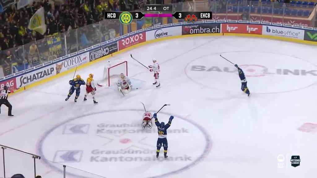 Der HCD besiegt Biel in der Overtime