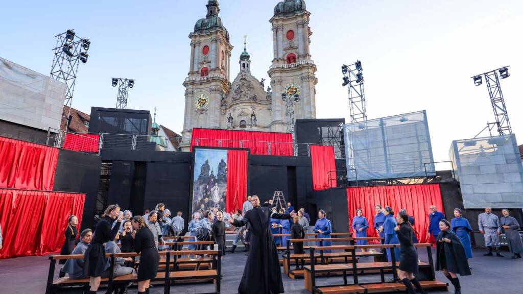 St. Galler Festspiele starten ohne die Bühne auf dem Klosterplatz