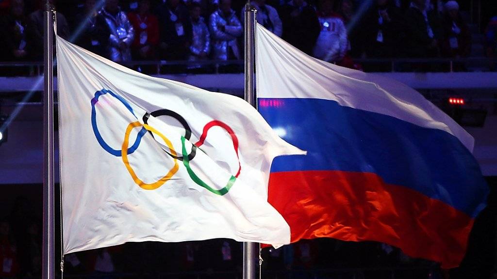 Die russischen Athleten müssen auch an der Schlussfeier in Pyeongchang auf ihre Nationalflagge verzichten