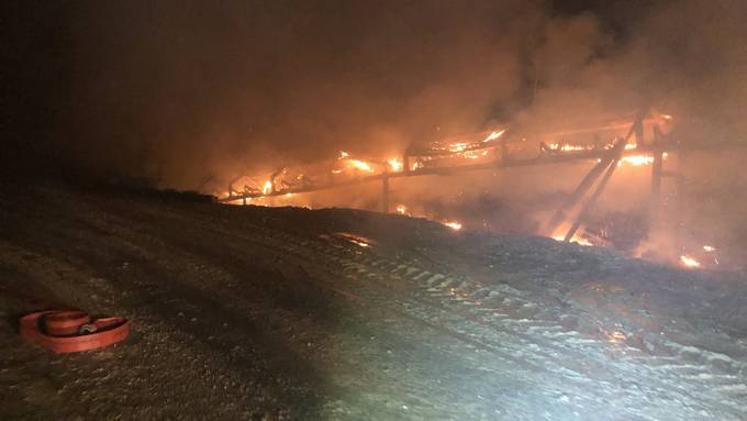 Förderband in Brand geraten