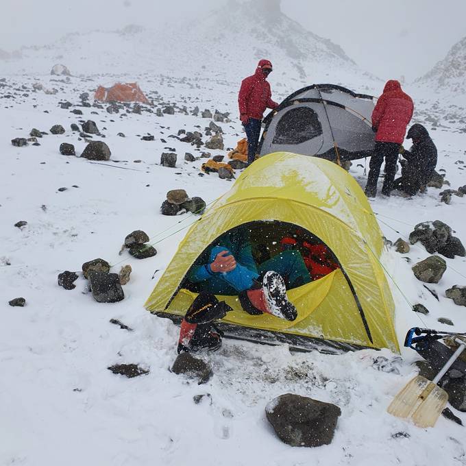 «Der Berg muss uns auch wollen» – als das Zelt auf 5500 M.ü.M. verschwand