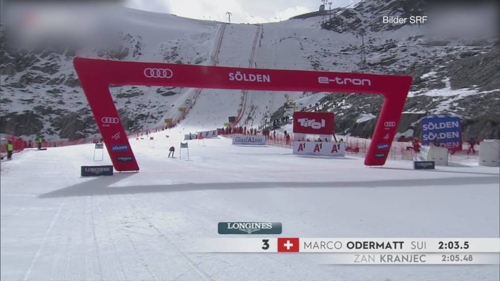 Saisonauftakt geglückt: Marco Odermatt gewinnt Riesenslalom in Sölden