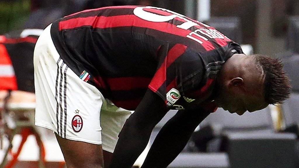 3:3 gegen Frosinone: eine weitere Enttäuschung für Mario Balotelli und Milan