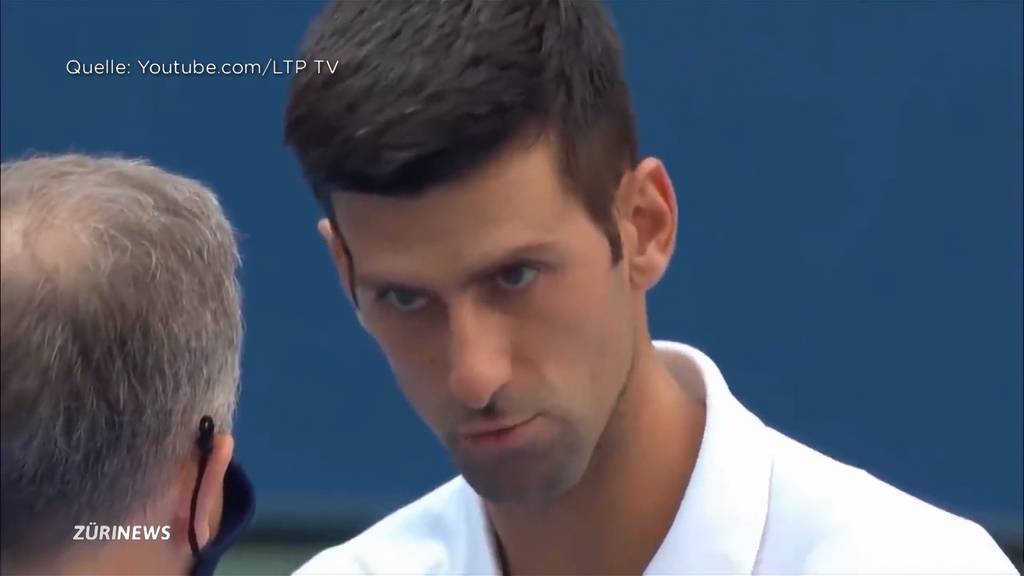 US-Open enden für Novak Djokovic mit einem Eklat