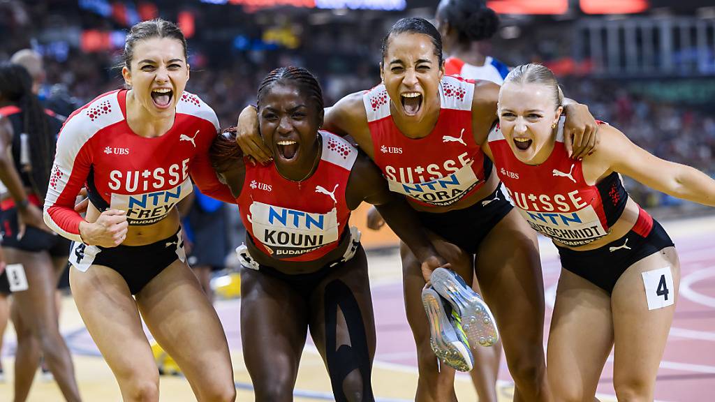 Grosse Freude bei den Schweizerinnen nach dem geschafften Finaleinzug