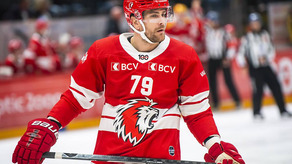 Trägt drei weitere Saisons das rote Trikot des Lausanne Hockey Club: Verteidiger Joël Genazzi