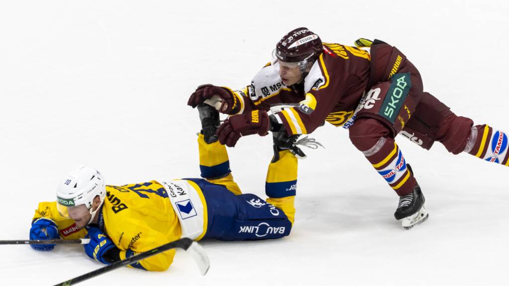 Sinnbildlich: Der HC Davos liegt am Dienstagabend am Boden