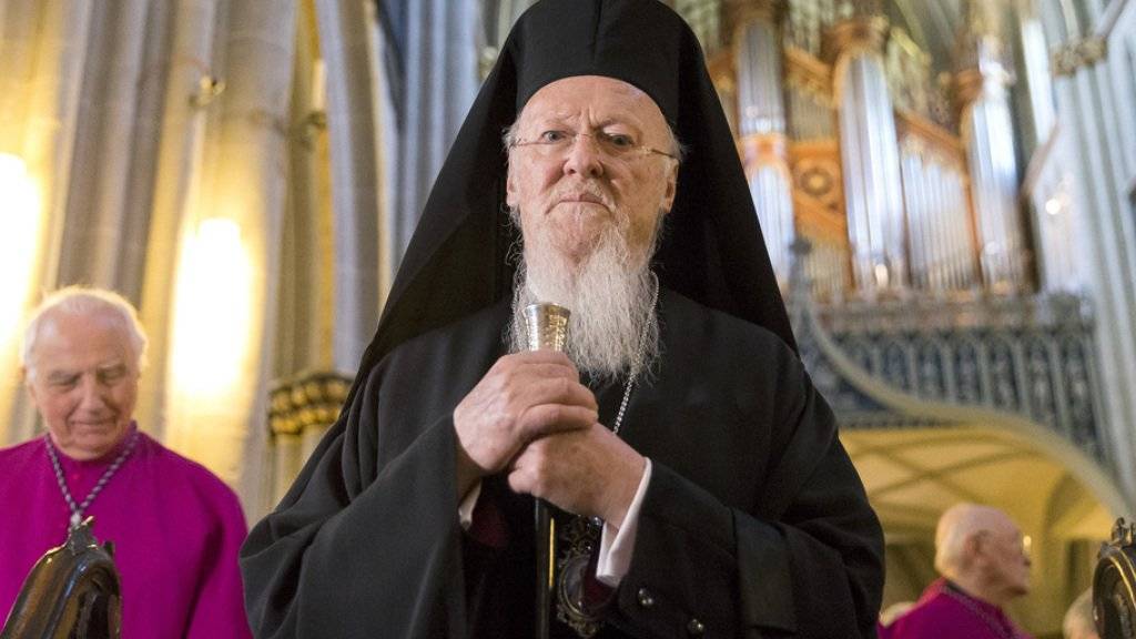 Der griechisch-orthodoxe Patriarch Bartholomäus I. besuchte am Montag die Kathedrale St. Nikolaus in Freiburg.