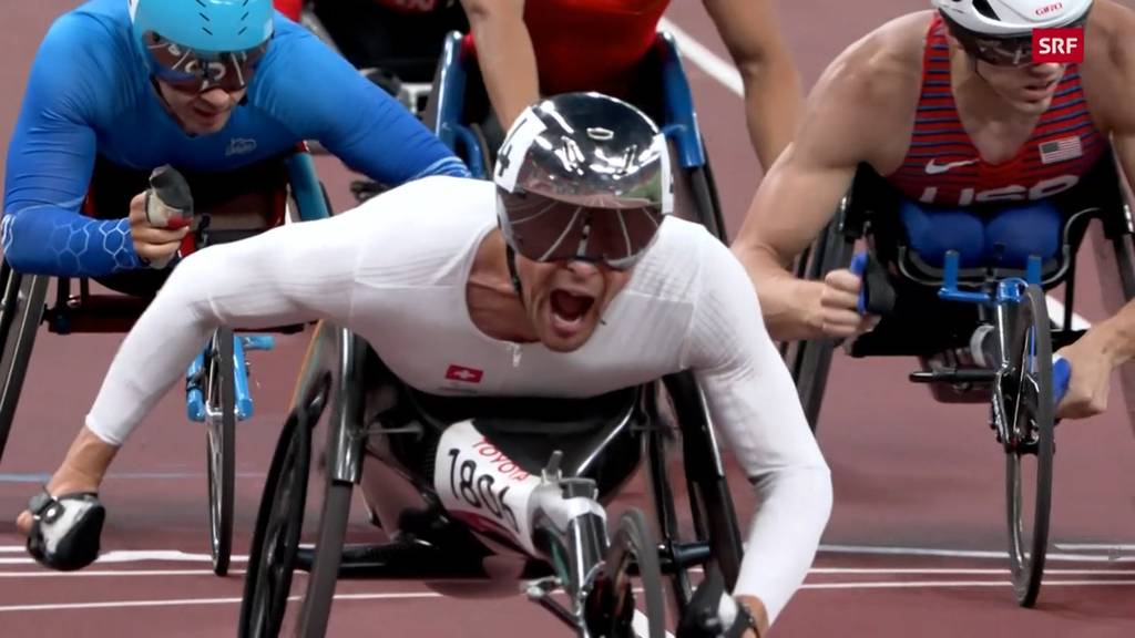 Rollstuhlathlet Marcel Hug holt sich Gold in Tokio