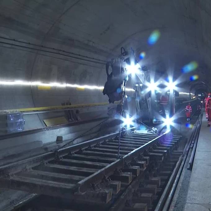 So verlaufen die Bauarbeiten im Gotthard-Basistunnel
