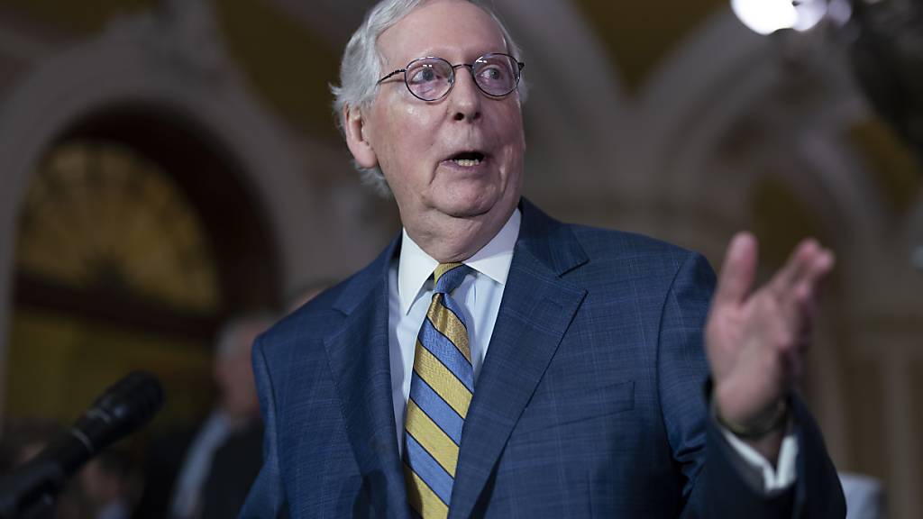 ARCHIV - Mitch McConnell entfielen wieder die Worte. Foto: J. Scott Applewhite/AP/dpa