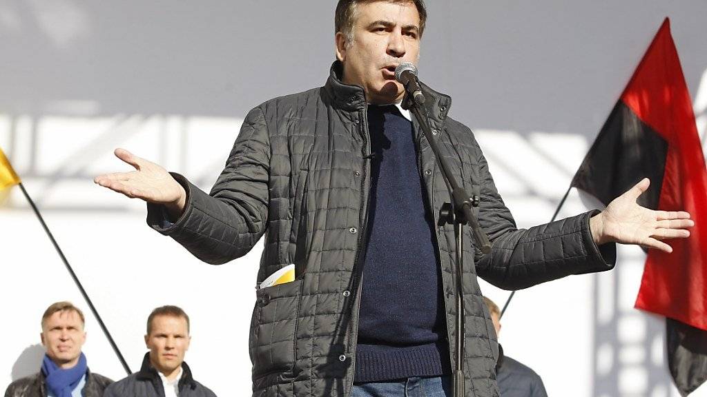 Georgiens Ex-Präsident Michail Saakaschwili droht nun die Auslieferung (Archiv)