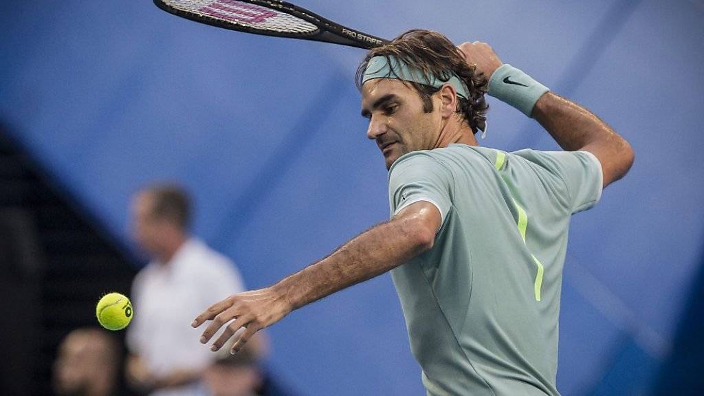 Roger Federer unterzog sich gegen Alexander Zverev einem harten Test