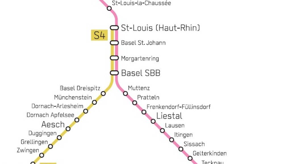 Direkte S-Bahn-Linien vom Elsass in die Nordwestschweiz ab 2030