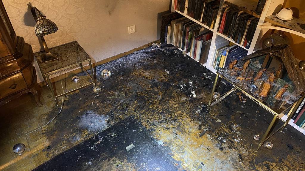 Christbaum in Wohnung fängt Feuer – eine Person verletzt